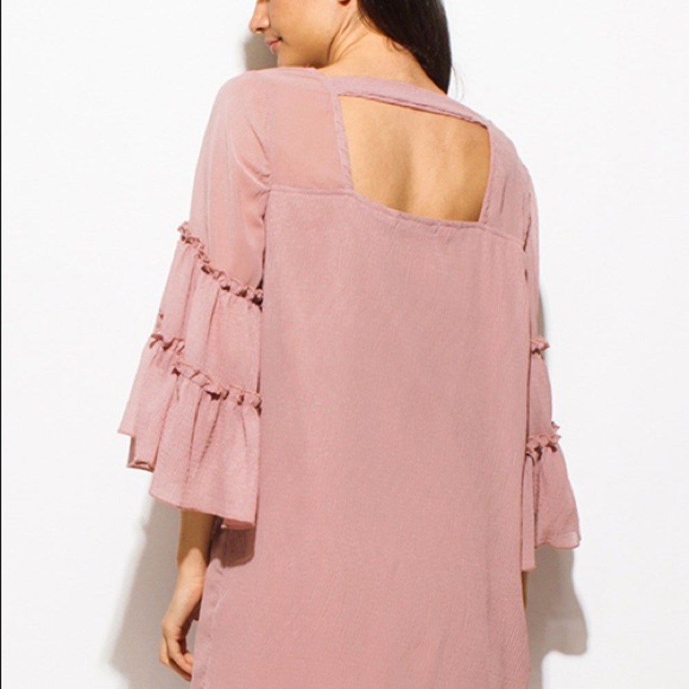 Ruffle Boho Dress 🌞